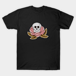 Rose skull T-Shirt